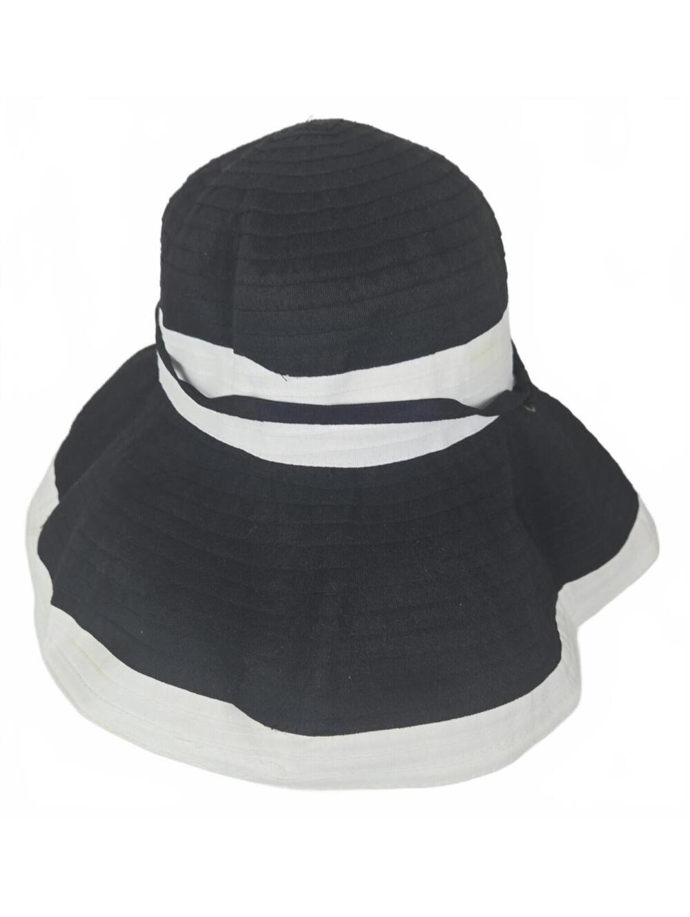 Physician Endorsed 50 SPF Sun Hat Blue White Wide Brim Travel Sun Shade